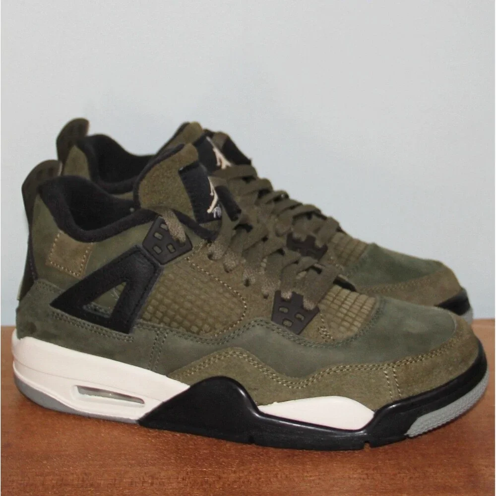 Nike Air Jordan 4 Retro SE Craft GS *B-Grade* 6.5Y Women 8 Olive